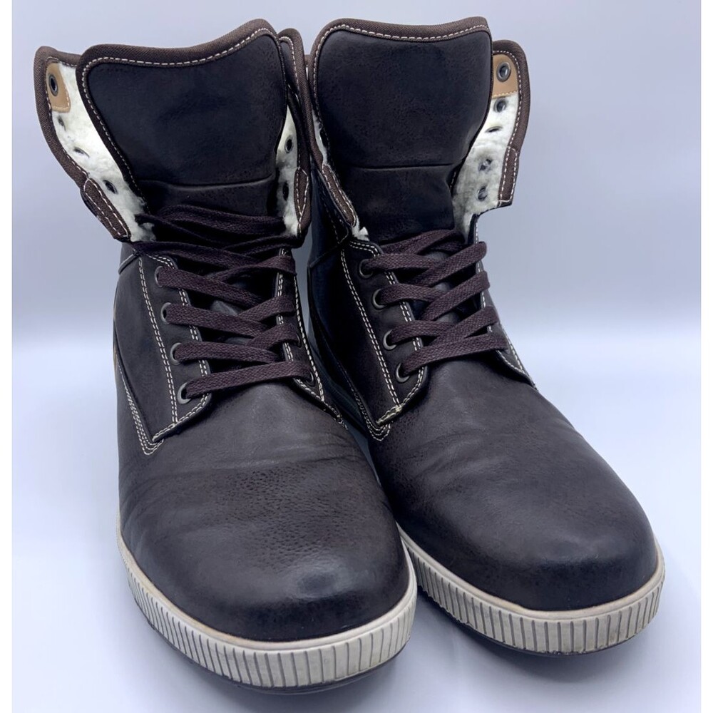 UNIONBAY Faux Leather Hi-Top Casual Men Boots UB-053 Size 10